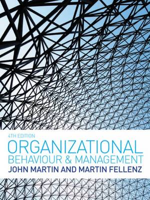 Book cover for Organizational Behaviour and Management