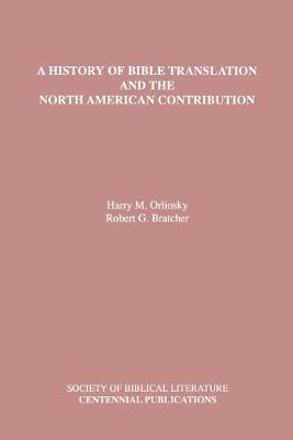 Book cover for A History of Bible Translation and the North American Contribution