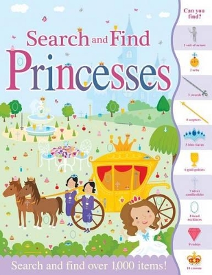 Book cover for Search and Find Princesses