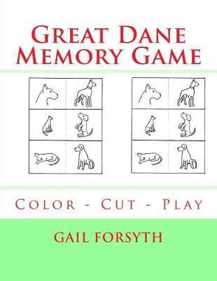 Book cover for Great Dane Memory Game