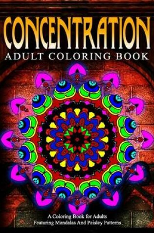 Cover of CONCENTRATION ADULT COLORING BOOKS - Vol.12