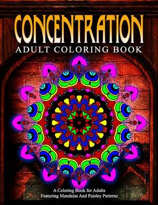 Book cover for CONCENTRATION ADULT COLORING BOOKS - Vol.12