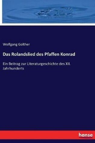 Cover of Das Rolandslied des Pfaffen Konrad