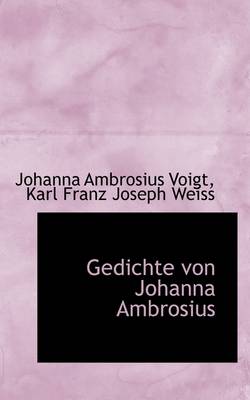 Book cover for Gedichte Von Johanna Ambrosius