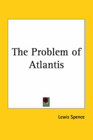 Cover of The Problem of Atlantis (1924)