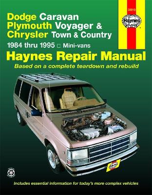 Book cover for Dodge Caravan, Plymouth Voyager & Chrysler Town & Country (1984-1995) Haynes Repair Manual (USA)