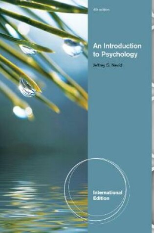 Cover of An Introduction to Psychology, International Edition