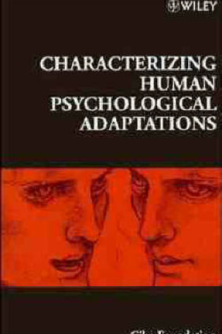 Cover of Characterizing Human Psychological Adaptations