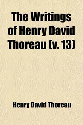 Book cover for Journal, Ed. by Bradford Torrey, 1837-1846, 1850-Nov. 3, 1861 Volume 13