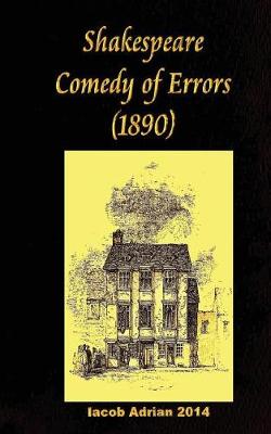 Book cover for Shakespeare Comedy of Errors (1890)