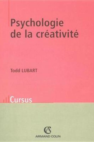 Cover of Psychologie de la Creativite