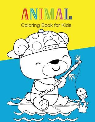 Book cover for Animal Coloring Book for Kids