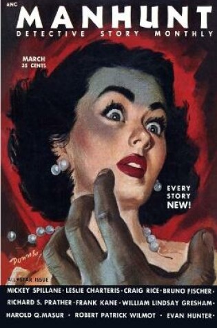 Cover of Manhunt, March 1953