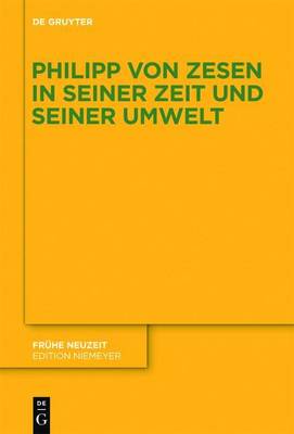 Cover of Philipp Von Zesen in Seiner Zeit Und Seiner Umwelt