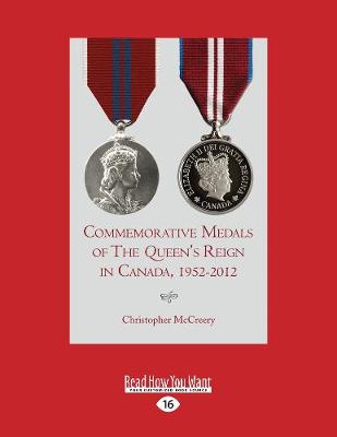 Book cover for Commemorative Medals of The Queen's Reign in Canada, 1952-2012