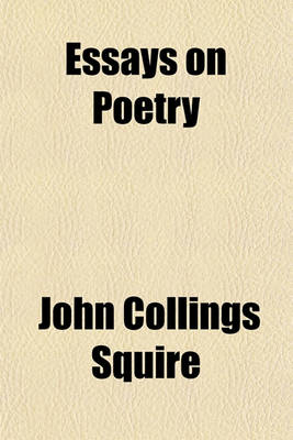 Book cover for Essays on Poetry