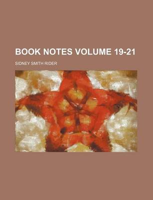 Book cover for Book Notes Volume 19-21