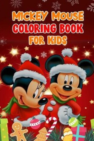 Cover of Mickey Mouse Coloring Book For Kids