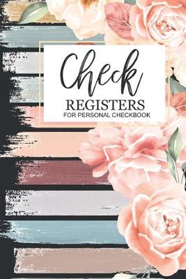 Book cover for Check registers for personal checkbook