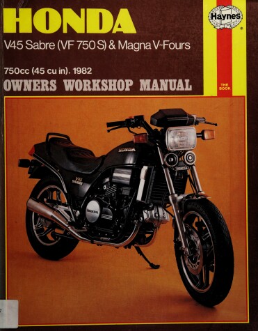 Book cover for Honda V45 Sabre and Magna V-fours 1982 Owner's Workshop Manual