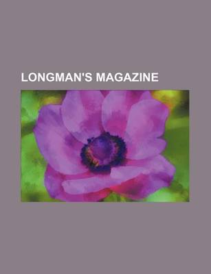 Book cover for Longman's Magazine (Volume 26)