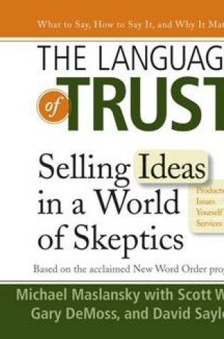 Cover of The Language of Trust (Library Edition)