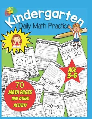 Book cover for Kindergarten Daily Math Practice