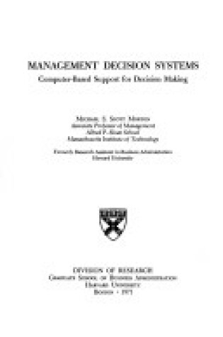 Cover of Management Decision Systems