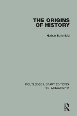 Book cover for The Origins of History