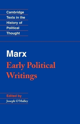 Book cover for Marx: Early Political Writings