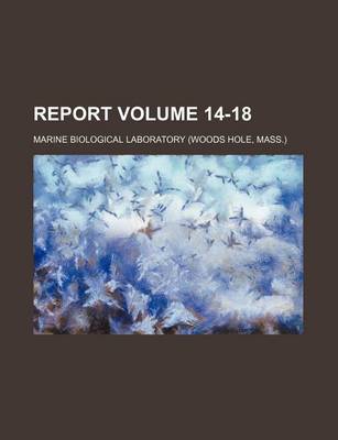 Book cover for Report Volume 14-18