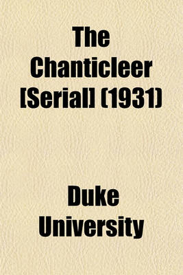 Book cover for The Chanticleer [Serial] (1931)