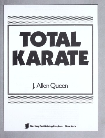 Book cover for Total Karate