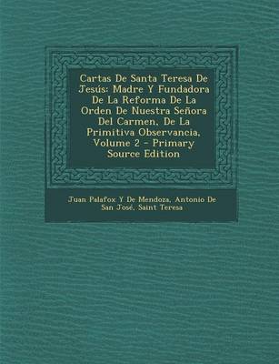 Book cover for Cartas de Santa Teresa de Jes s