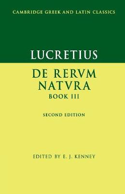 Cover of Lucretius: De Rerum NaturaBook III