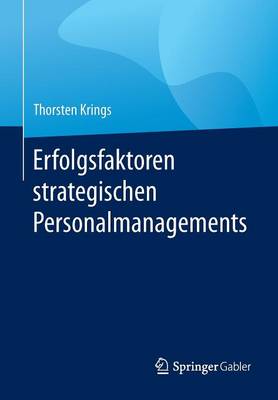 Book cover for Erfolgsfaktoren strategischen Personalmanagements