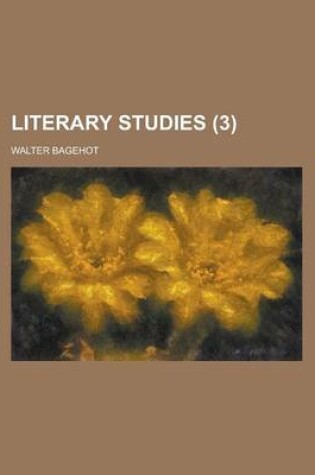 Cover of Literary Studies (3 )