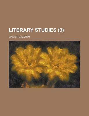 Book cover for Literary Studies (3 )