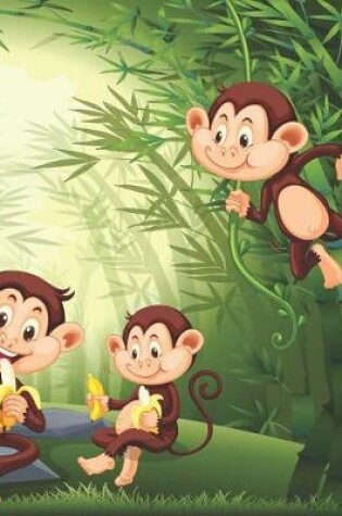 Cover of Monkeys in the Jungle Blank Lined Notebook