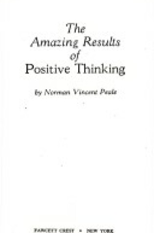 Cover of Amazing Results Pos Thi