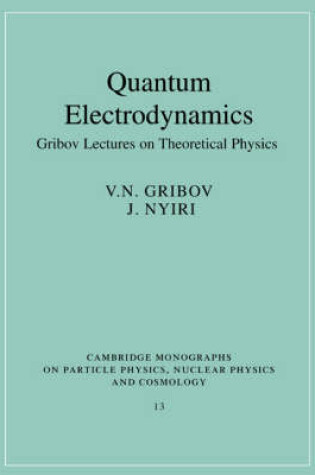 Cover of Quantum Electrodynamics