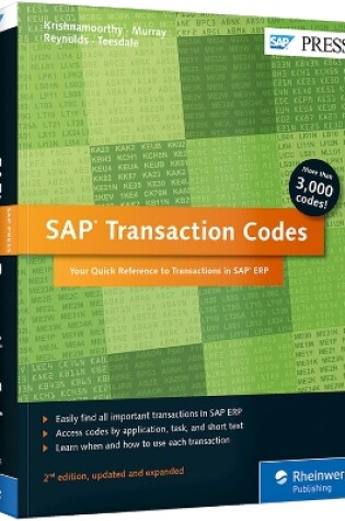 Cover of SAP Transaction Codes