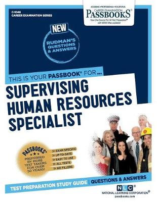 Book cover for Supervising Human Resources Specialist (C-1046)