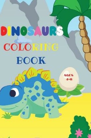 Cover of Dinosaurs coloring book