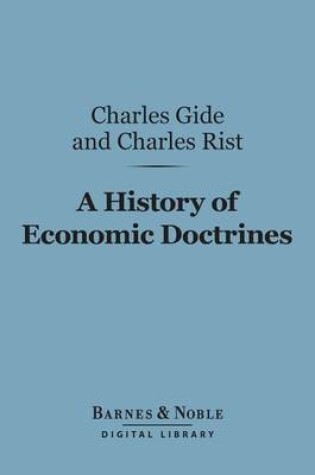 Cover of A History of Economic Doctrines: (Barnes & Noble Digital Library)