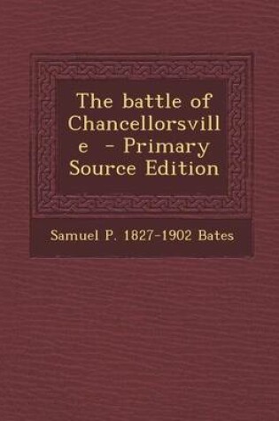 Cover of The Battle of Chancellorsville