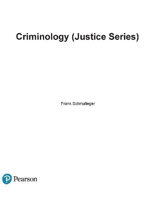 Book cover for Criminology (Justice Series)  (Subscription)