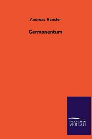 Cover of Germanentum