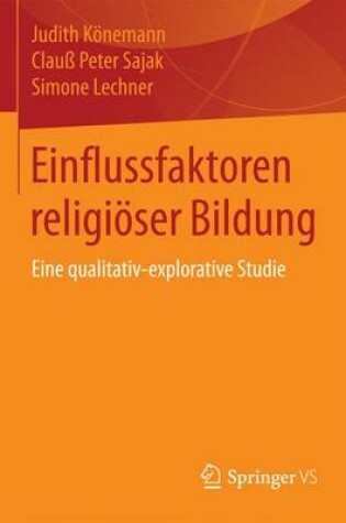 Cover of Einflussfaktoren Religioeser Bildung