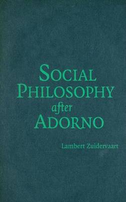 Book cover for Social Philosophy After Adorno